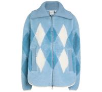 Varley Franca Diamond Sherpa Jacket - Light Blue - L (UK14 / L)