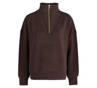 Varley Hawley Half-zip Stretch-jersey Sweatshirt - Brown - L (UK14 / L)