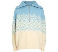 Varley Hedda Fair Isle Knitted Jumper - Light Blue - L (UK14 / L)