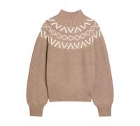 Varley Marcie Fair Isle Knit Jumper - Brown - L (UK14 / L)