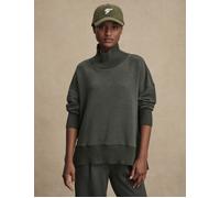 Varley Women's Barker High Neck Sweat - Olive Marl - Green - Size: Large