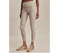 Varley Women's FreeSoft High Waisted Legging 25 - Ivory Abstract Feather - White - Size: Medium