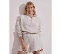 Varley Women's Hawley Half Zip Sweat - Ivory Marl - XS - White