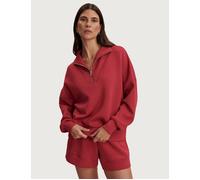 Varley Women's Hawley Half Zip Sweat - Rich Raspberry - Red - Size: Small