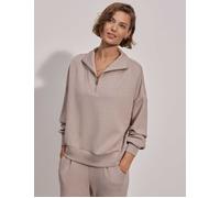 Varley Women's Hawley Half Zip Sweat - Taupe Marl - Brown - Size: Small