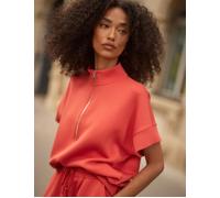 Varley Women's Ritchie Short Sleeve Sweat - Summer Fig - Red - Size: Medium