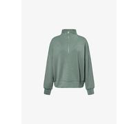 Varley Womens Varley Hawley Half-Zip Stretch-Woven Sweatshirt Dark Forest XS
