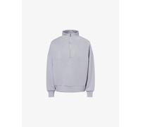 Varley Womens Varley Hawley Half-Zip Stretch-Woven Sweatshirt Wind Blue M