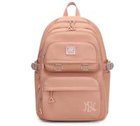 VARLIVOO Fashion Backpack for Girls Kids Children Junior High School Students Daypack Travel Camping Knapsack Bags 15.6" inch Laptop Bookbags Waterproof Polyester Pink