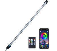 VARMHUS LED Aquarium Light,Fish Tank Light with Remote Controller&APP Control,DIY Full Spectrum Optional Color&Intelligent Timing and Dimming,18 Light Modes and 4 Music Control Modes 24LEDS-RGB 47CM