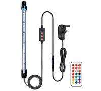 VARMHUS LED Aquarium Light with Timer for Sunrise and Sunset (37cm, RGB)