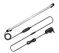 VARMHUS LED Aquarium Lighting, White and Blue Color Changing Submersible Fish Tank Light with Timer for Sunrise and Sunset (57cm)