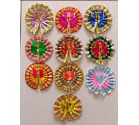 VARNI CREATION Silk God Poshak (5 inch, Multicolour)