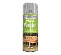 Varnish All Purpose Waterproof Varnish Spray Can Size 250ml (1, Clear Matt)
