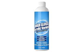 Varnish for Acrylic Painting - 120ml High Gloss Fast Drying UV Resistant | Acrylic Paintings Varnish - for Artists Hobbyists Beginners Professionals Crafters Canvas Wood DIY Art Artwork Preservation H