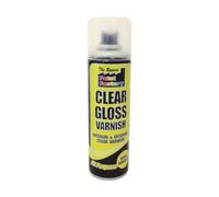 Varnish Spray Can 250ml Clear Gloss X Pack Of 2