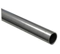Varnished Cold-Pressed Steel Round Tube, (L)1M (Dia)14mm (T)1mm