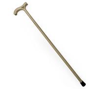 Varnished Natural Wood Classic Derby Walking Stick, solid, lightweight wooden stick with rubber ferrule for stability and comfort