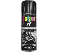 VARNOX All Purpose Black Gloss Spray Paint 250ml - Quick Drying, High-Coverage Aerosol for Interior & Exterior Use on Metal, Plastic & Wood, Durable Smooth Finish (1PCS)