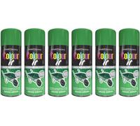 VARNOX All Purpose Green Gloss Spray Paint 250ml - Quick Drying, High-Coverage Aerosol for Interior & Exterior Use on Metal, Plastic & Wood, Durable Smooth Finish (6PCS)