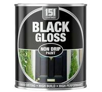 VARNOX, Black Gloss Non-Drip Paint 300ml - Hard-Drying, High-Performance Gloss with Durable Hard-Build Formula - Ideal for Wood, Metal & Concrete - Interior & Exterior Use (1PCS)