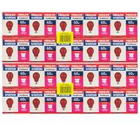 VARNOX, Fireglow Bulb 60W B22 BC Bayonet Cap - Red Electric Fire & Fireplace Replacement Lamp, Traditional Fire Glow Light Bulbs (Pack of 10) (20PK)