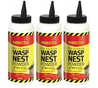 VARNOX, Insecto Pro-Formula Wasp Nest Powder 300g - Fast-Action Wasp, Hornet & Nest Killer, Ready to Use Indoors & Outdoors (3PCS)