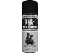 VARNOX Real Feel Textured Coal Black Aerosol Spray, Quick Drying, Stylish And Durable Finish, Indoor And Outdoor Use, Quick And Easy To Use, Compact And Portable, 400ml (1PCS)