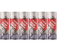VARNOX, Silicone Lubricant Aerosol Spray 250ml, High Performance, Fast Drying, Non-Sticky, Waterproof And Insulates, Easy To Use, Compact And Portable, Multi-Purpose Use (6PCS)
