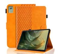 Varohix Case for Lenovo Idea Tab 11 Inch 2025 TB-336ZU/TB-336FU,Motorola Moto Pad 11" 2026,PU Leather Multi-Angle Viewing,Magnetic Folio Adjustable Stand Shell Foldable Card Holder, Woman Man,Orange