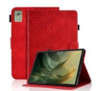 Varohix Case for Lenovo Idea Tab 11 Inch 2025 TB-336ZU/TB-336FU,Motorola Moto Pad 11 inch 2026,PU Leather Multi-Angle Viewing,Magnetic Folio Adjustable Stand Shell Foldable Card Holder, Woman Man,Red