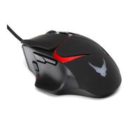 Varr Gaming USB Wired Mouse. Black (with 4 LED backlights). Adjustable