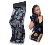 Varraton Premium Gym Towel & Sports Towel Extra protective area for face drying - Anti-Slip Function + Lockable Pocket - 125x50 cm - 100% cotton