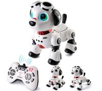 Varrotoy Remote Control Robot Dog Toy for Kids,Interactive Programmable RC Toy with Light and Sound,Smart Dancing Robot Pet,Birthday for Age 8+ Kids Girls Boys
