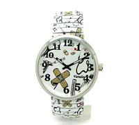 Varsales Job Work Occupation Passion Hobby Talent Hearts Religious Theme Women's Novelty Elegant Stretch Elastic Band Analog Quartz Fashion Watch, Medical Style 1