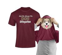 Varsany Adults Spy Dog Merch: Funny Top, Dog Tshirt Mens Funny Tshirt, Disguise T Shirt Boys Great For All Gift Giving Occasions