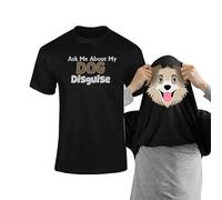 Varsany Adults Spy Dog Merch: Funny Top, Dog Tshirt Mens Funny Tshirt, Disguise T Shirt Boys Great For All Gift Giving Occasions