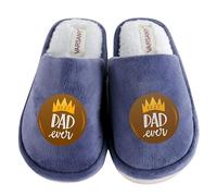 Varsany Best Dad Slippers: Mens Novelty Father Slippers Men - Birthday Gifts for Daddy & Daddy Gifts Best Dad 1