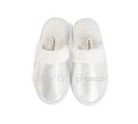 Varsany Bride Slippers, Bridal Wedding Diamante Hen Do Spa Slippers K | Diamante bride slippers with open toe design for weddings, bridal parties, hen dos, honeymoon and spa; one size fits all