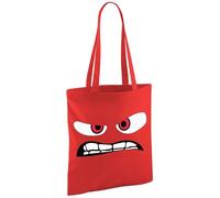 Varsany Custom Inside Our Feeling 2 Characters Out Costumes Emotional to Tote Bag - Adults & Kids, Funny Characters Angry Anxiety Joy Embarrassment - Fear Halloween Bag (Anger)
