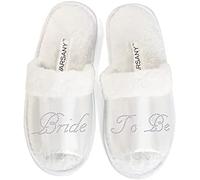 Varsany New Hot Pink Bride To Be Party Slippers Bride Bridesmaid Spa Hen Weekends Wedding Gift (OT)