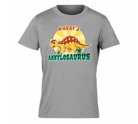 Varsany Personalised Boys Dinosaur Gift T Shirt Kids Ankylosaurus Summer Top unique Dinosaur Costume Clothes For Boys Gifts For Son 4 5 - 13 Year Old Boys