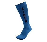 Varsany Personalised Children’s Adults Sports Socks Girls Boys, Perfect for Football, Rugby, Sports Blue, 7-9.5 (Adults), numeric_7