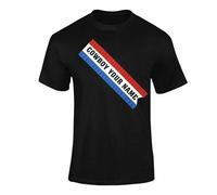 Varsany Personalised Cowboy T-Shirt - Bold Graphic Tee for Adults and Kids, Western-Inspired Custom Cowboy Statement Top - Black X-Large