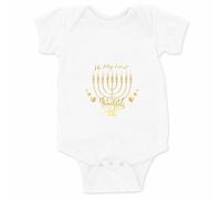 Varsany Personalised First Hanukkah Baby Grow Sleepsuit Gifts Hanukkah & New Hanukkah - 1st Hanukkah First Hanukkah Gifts from Baby, Gift Idea