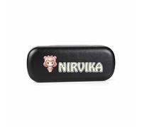 Varsany Personalised Glasses Case - Womens, Men’s Glasses Cases, Custom Gift for Mum, Dad, Kids, Grandad Black Style 5