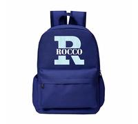 Varsany Personalised Kids Name Letter Backpack: Primary School Bags for Boys, Girls Nursery Travel & Baby - Durable School Bag & Backpack With Side Water Bottle Holder - Style 2