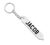 Varsany Personalised Memories Licence Number Plate Clear Diamond Shape Keyring - Custom Car Plate Keychain, Reg Key Chain Gift for Car Owners