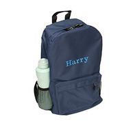 Varsany Personalised Navy Children’s Backpack Girls Boys, Rucksack Bag, Daypack, Primary School, Perfect for Back to Kids School or PE, Gifts and Travel