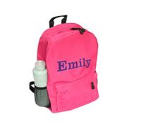 Varsany Personalised Pink Children’s Backpack Girls Boys, Rucksack Bag, Daypack, Primary School, Perfect for Back to Kids School or PE, Gifts and Travel